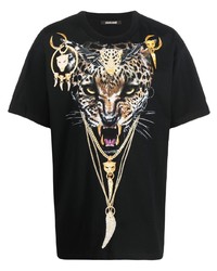 Roberto Cavalli Jewellery Tiger Print T Shirt
