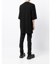 Rick Owens DRKSHDW Jumbo Logo Print Cotton T Shirt