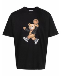 DOMREBEL Jump Bear Graphic T Shirt