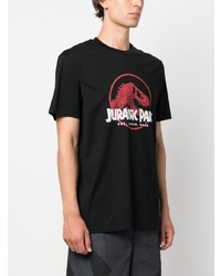 Neil Barrett Jurassic Park Print Cotton T Shirt