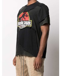 Mostly Heard Rarely Seen Jurassic Park Print T Shirt