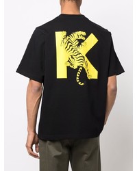 Kenzo K Climbing Tiger Printed T Shirt