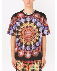 Dolce & Gabbana Kaleidoscope Print Short Sleeve T Shirt