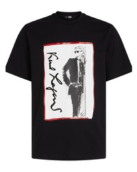 Karl Lagerfeld Karl Series Illustration Print T Shirt
