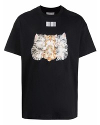 VTMNTS Kitten Print T Shirt