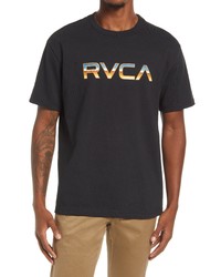 RVCA Krome Logo Cotton Graphic Tee