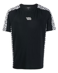 Versace La Greca Panel Short Sleeve T Shirt