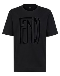 Fendi Large Logo Patch T Shirt