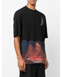 Lanvin Layered Space Print T Shirt