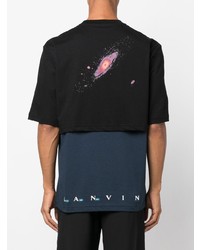 Lanvin Layered Space Print T Shirt