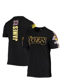 PRO STANDARD Lebron James Black Los Angeles Lakers Player T Shirt