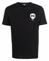 Karl Lagerfeld Leo Logo Print T Shirt