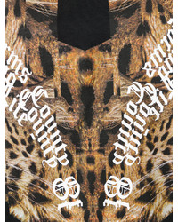 Marcelo Burlon County of Milan Leopard Shoulder Print T Shirt