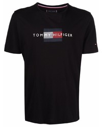 Tommy Hilfiger Lines Flag Logo T Shirt