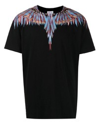 Marcelo Burlon County of Milan Lines Wings Print T Shirt