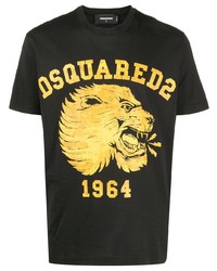 DSQUARED2 Lion Print T Shirt