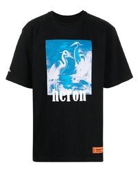 Heron Preston Litho Graphic Print T Shirt