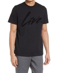 LIVE LIVE Live Paint Graphic Tee In Blackout At Nordstrom