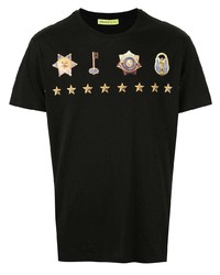 VERSACE JEANS COUTURE Lock And Key Print T Shirt