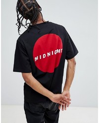 Midnight Surf Logo Back Print T Shirt