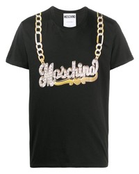 Moschino Logo Chain Print T Shirt