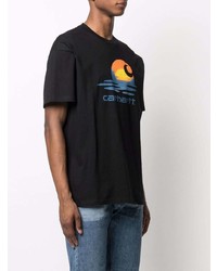 Carhartt WIP Logo Crew Neck T Shirt