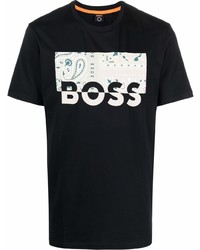 BOSS Logo Crew Neck T Shirt