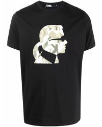 Karl Lagerfeld Logo Crew Neck T Shirt