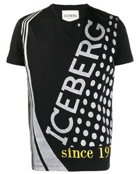 Iceberg Logo Crewneck T Shirt