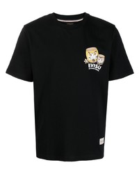 Evisu Logo Detail Cotton T Shirt