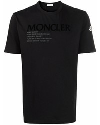 Moncler Logo Graphic Letter Print Short Sleeve T Shirt