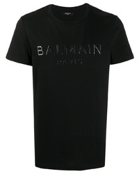 Balmain Logo Lettering T Shirt