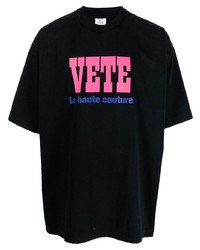 Vetements Logo Motif Print T Shirt