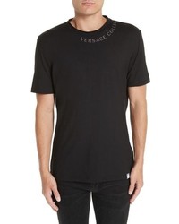 Versace Collection Logo Neck T Shirt
