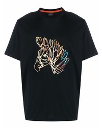 PS Paul Smith Logo Organic Cotton T Shirt