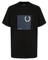 Fred Perry Logo Patch Crew Neck T Shirt