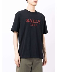 Bally Logo Print Cotton T Shirt