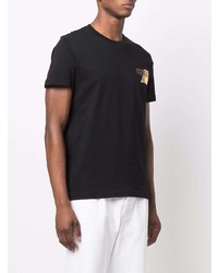 VERSACE JEANS COUTURE Logo Print Cotton T Shirt