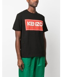 Kenzo Logo Print Cotton T Shirt