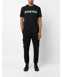 Duvetica Logo Print Cotton T Shirt