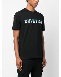 Duvetica Logo Print Cotton T Shirt