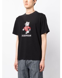 Icecream Logo Print Cotton T Shirt