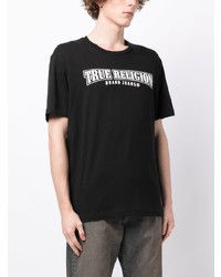 True Religion Logo Print Cotton T Shirt