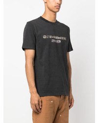 Off-White Logo Print Cotton T Shirt