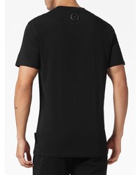 Plein Sport Logo Print Cotton T Shirt