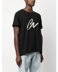 Greg Lauren Logo Print Cotton T Shirt