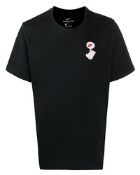 Nike Logo Print Cotton T Shirt