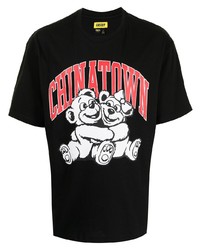 Chinatown Market Logo Print Cotton T Shirt