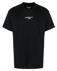 Carhartt WIP Logo Print Cotton T Shirt