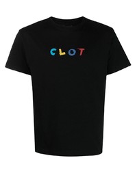 Clot Logo Print Cotton T Shirt